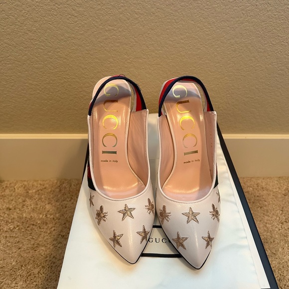 White Gucci heels - Picture 6 of 9